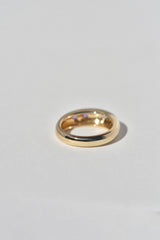 Gold Pebble Pinky Ring
