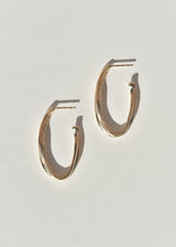 Aria Hoops in 14k Gold