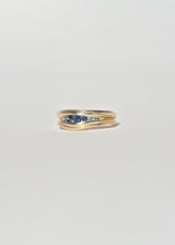 Multi-Sapphire Curve Ring in 14k Gold