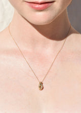 Gold Double Knot Pendant