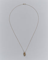 Double Knot Pendant in 14k Gold