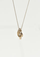 Gold Double Knot Pendant