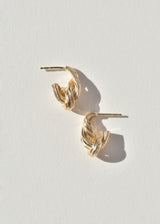 Gold Entwined Hoops