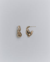 Gold Entwined Hoops