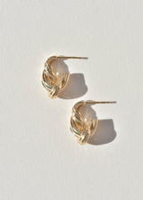 Gold Entwined Hoops
