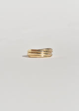 Gold Folded Pinky Ring