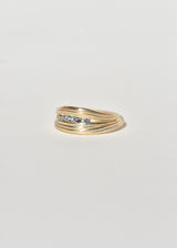 Yogo Sapphire Ligne Ring in 14k Gold