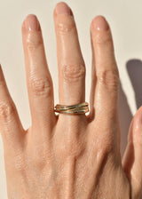 Gold Soft Wave Ring- Trial Sample