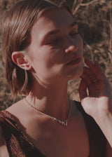 Sterling Silver Pebble Choker