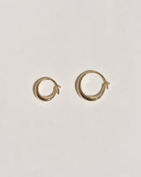 Small Round Sempre Hoop in 14k Yellow Gold