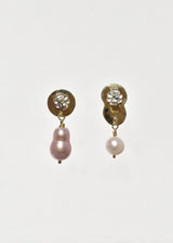 Brass Dew Drop Earrings