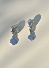 Boucles d'oreilles doubles en argent sterling