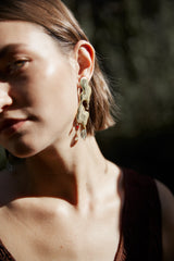Boucles d'oreilles Pouple en laiton