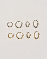 Small Round Sempre Hoop in 14k Yellow Gold