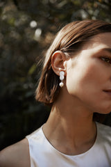 Boucles d'oreilles Pouple en argent sterling