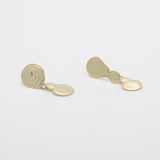 Boucles d'oreilles doubles en laiton