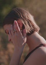 Boucles d'oreilles Pouple en laiton