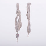 Sterling Silver Current Earrings