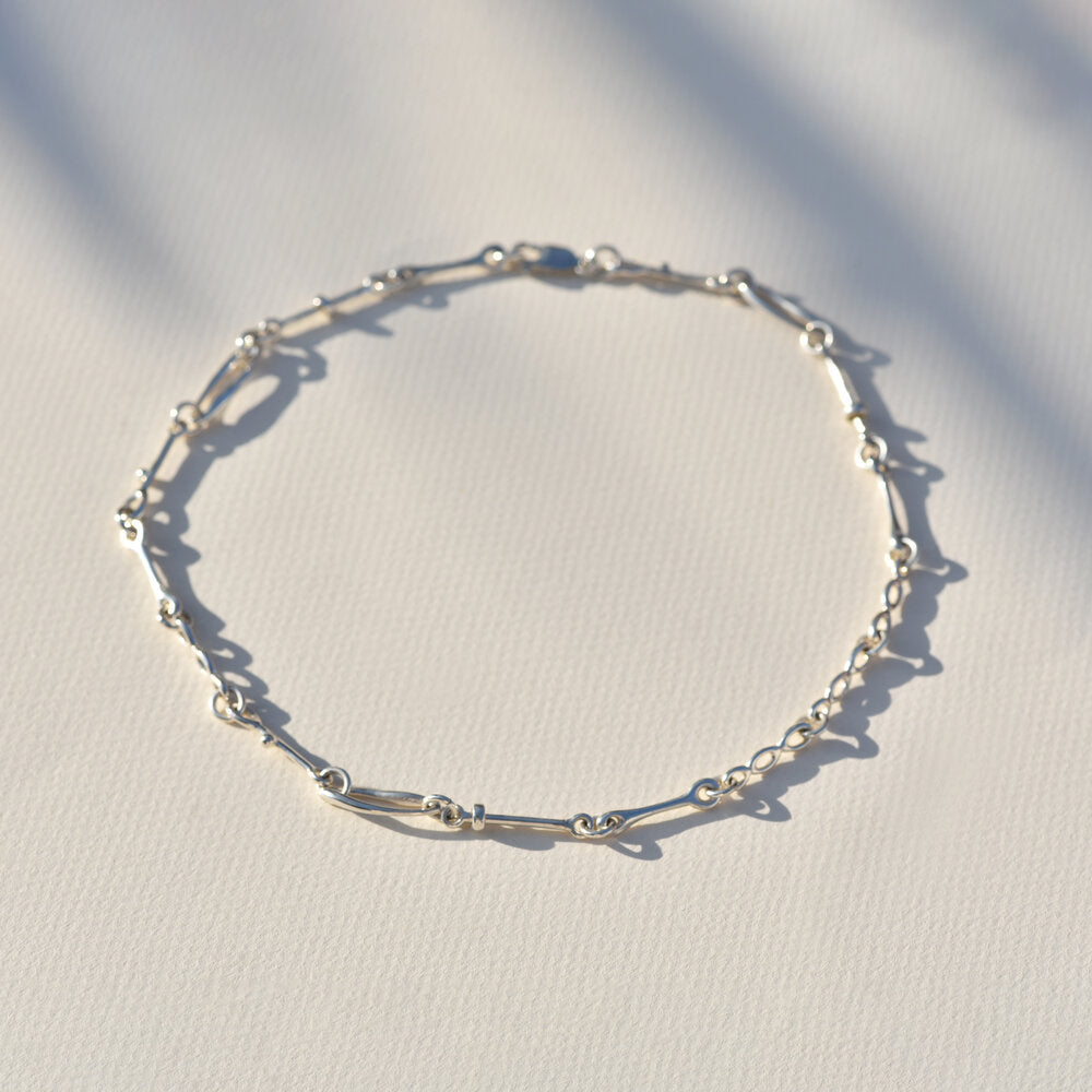 Sterling Silver Doodle Chain Choker – Leigh Miller