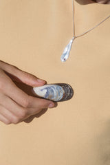 スターリングシルバードリップレットペンダント