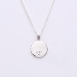 スターリングシルバーの夕暮れのペンダント