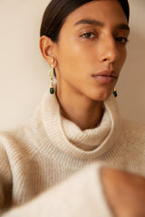 Leigh Miller Earrings Grape Leaf Earrings