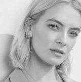 スターリングシルバーミニバブルフープ