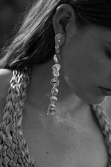 Sterling Silver Long Drip Earrings