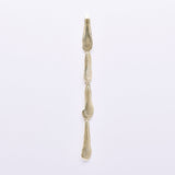 Brass Long Driplette Earring