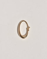 Medium Oval Sempre Hoop in 14k Yellow Gold