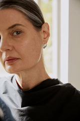 ミディアムラウンドセンパーフープ(K14ホワイトゴールド)