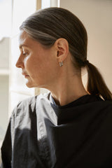 ミディアムラウンドセンパーフープ(K14ホワイトゴールド)