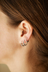 ミディアムラウンドセンパーフープ(K14ホワイトゴールド)