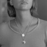 スターリングシルバーの夕暮れのペンダント