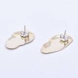 Brass Ostra Earrings