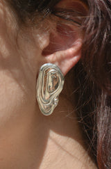 Sterling Silver Ostra Earrings