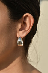 Créoles Lucia en argent sterling