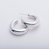 スターリングシルバーミニバブルフープ