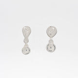 Boucles d'oreilles doubles en argent sterling