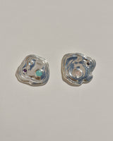 Clous de lave en argent sterling