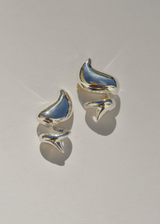 Boucles d'oreilles cuillerées en argent sterling