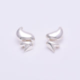 Leigh Miller Earrings Sterling Silver Dollop Studs