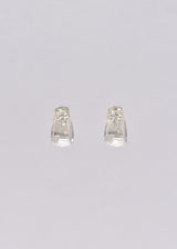 Leigh Miller Earrings Sterling Silver Grande Piana Hoops