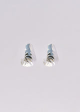Leigh Miller Earrings Sterling Silver Grande Piana Hoops
