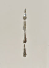 Leigh Miller Earrings Sterling Silver Long Driplette
