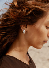 Leigh Miller Earrings Sterling Silver Mini Piana Hoops