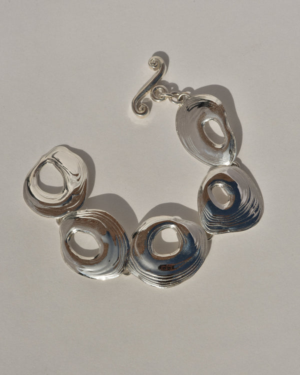 Sterling Silver Whirlpool Bracelet