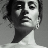 Anneaux Swish en argent sterling