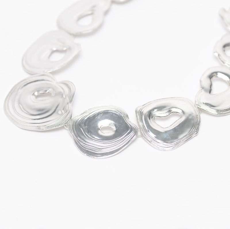 Sterling Silver Whirlpool Necklace