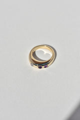 Gold Pebble Pinky Ring
